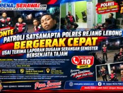 Patroli Satsamapta Polres Rejang Lebong Bergerak Cepat Usai Terima Laporan Dugaan Serangan Gengster Bersenjata Tajam