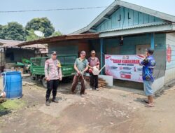 Cegah Karhutla Sejak Dini, Bhabinkamtibmas Polsek Sindang Dataran Gencarkan Sambang dan Sosialisasi ke Warga