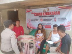 Cegah Karhutla, Bhabinkamtibmas Polsek Kota Padang Sosialisasikan Maklumat Kapolda Bengkulu kepada Warga Desa Derati