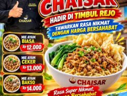 MIE AYAM CAISAR HADIR DI TIMBUL REJO, TAWARKAN RASA NIKMAT DENGAN HARGA BERSAHABAT