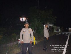 Patroli Dialogis Polsek Kota Padang Sasar Warga dan Tempat Keramaian, Kamtibmas Dijaga Tetap Kondusif