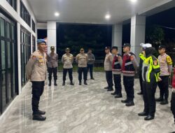 POLRES REJANG LEBONG HADIRKAN PERSONEL DI MALAM MINGGU, CIPTAKAN KAMTIBMAS KONDUSIF