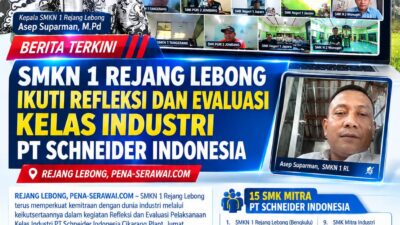 SMKN 1 Rejang Lebong Ikuti Refleksi dan Evaluasi Kelas Industri PT Schneider Indonesia