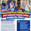 Pemerintah Desa Padang Burnai beri santunan kepada warga penderita ODGJ