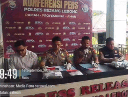 GEMPAR! Press Release Polres Rejang Lebong Ungkap Dugaan Sabu di Talang Benih, 5 Paket Seberat 1,59 Gram Diamankan