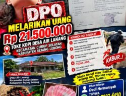 DPO Diduga Melarikan Uang Rp21,5 Juta, Kini Dalam Pencarian