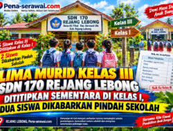 Lima Murid Kelas III SDN 170 Rejang Lebong Dititipkan Sementara di Kelas I, Dua Siswa Dikabarkan Pindah Sekolah